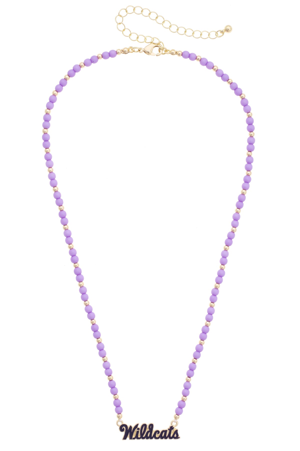 Kansas State Wildcats Beaded Spirit Necklace