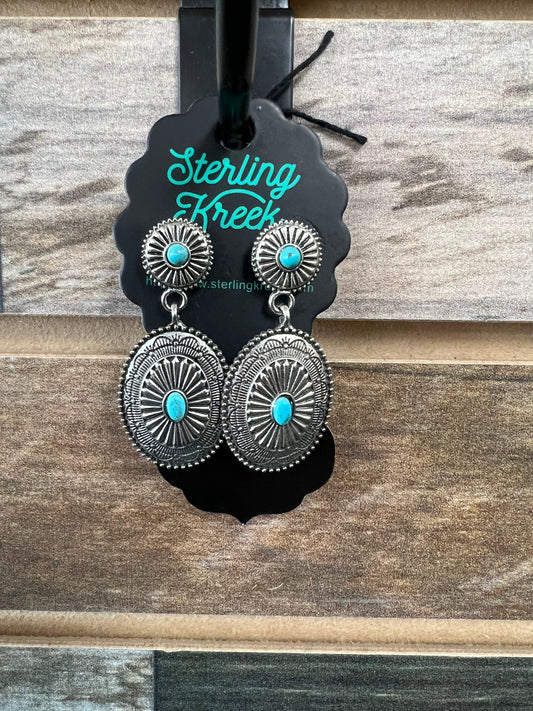 Oval Western Darling Earrings