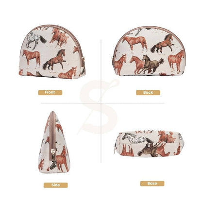 Running Horse Design Makeup/Cosmetic Bag