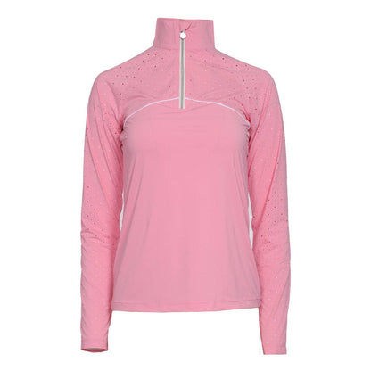Dapplebay Lady 1/4 Zip Aircut LS Riding Top