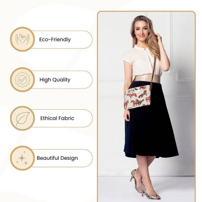 SignareArt - Running Horse Crossbody Bag Purse Handbag