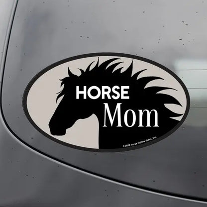 Oval Equestrian Sticker WATERPROOF