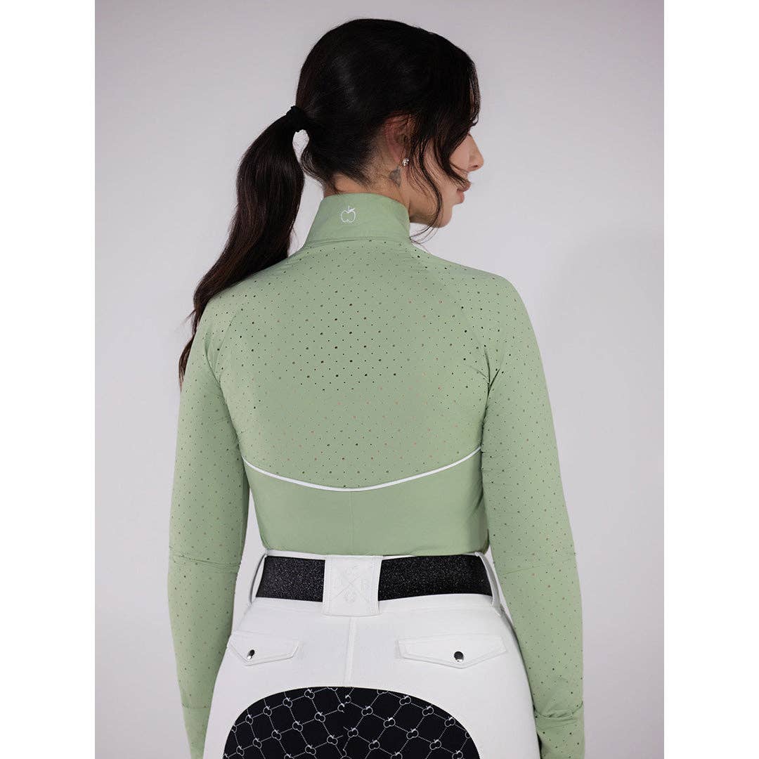 Dapplebay Lady 1/4 Zip Aircut LS Riding Top