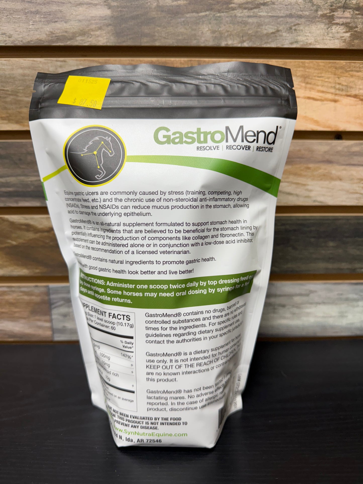 GastroMend – Gastric Health Supplement for Horses - 60 servings