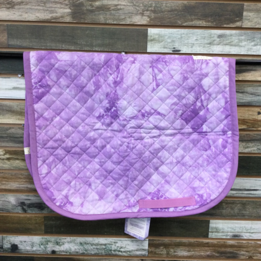 USED Union Hill English Saddle Pad  Purple