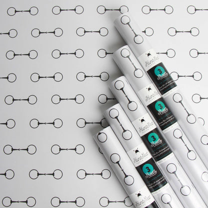 Cream Bits - Equestrian Horse Gift Wrapping Paper