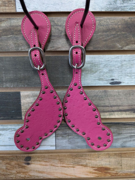 USED Amish Spur Strap Large Hot Pink