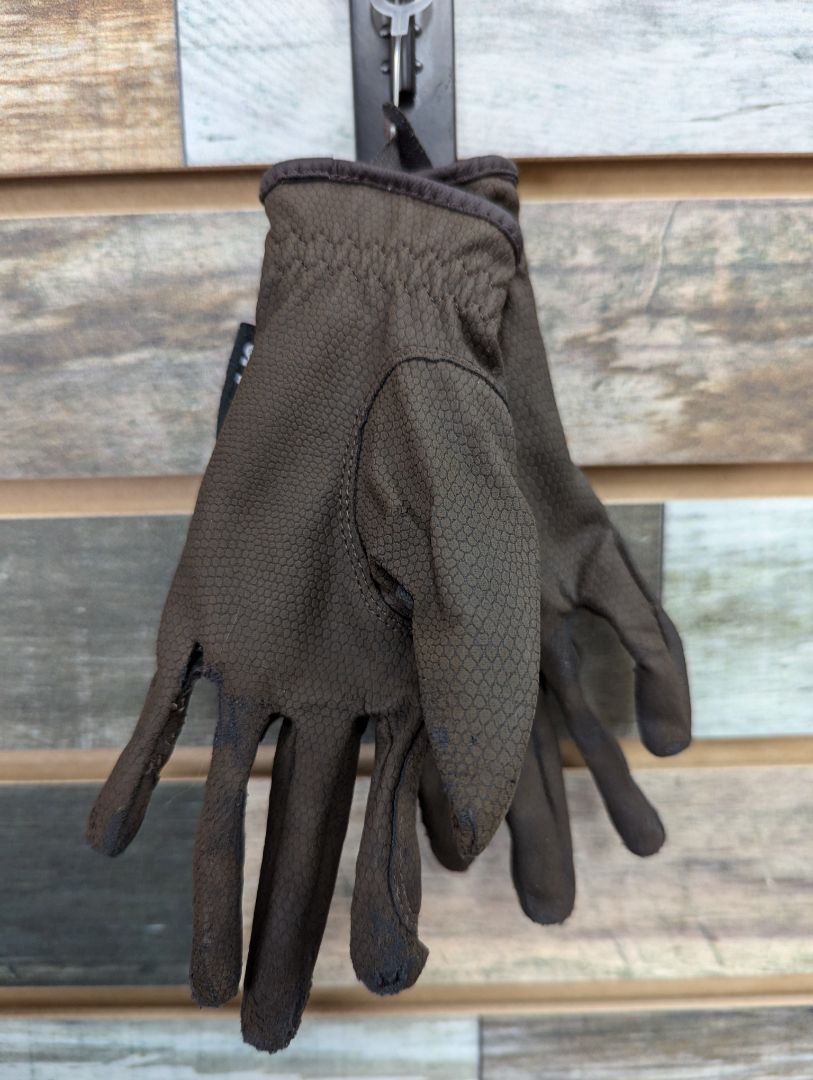 USED Uvex Ladies English Riding Gloves 5 Brown