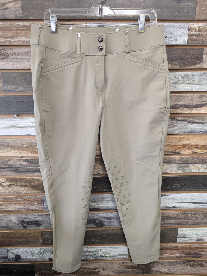 USED (New) Tredstep Ireland Ladies English Breeches 32/R Tan