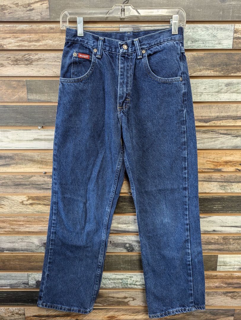 USED Wrangler Youth Western Jeans 14R Denim