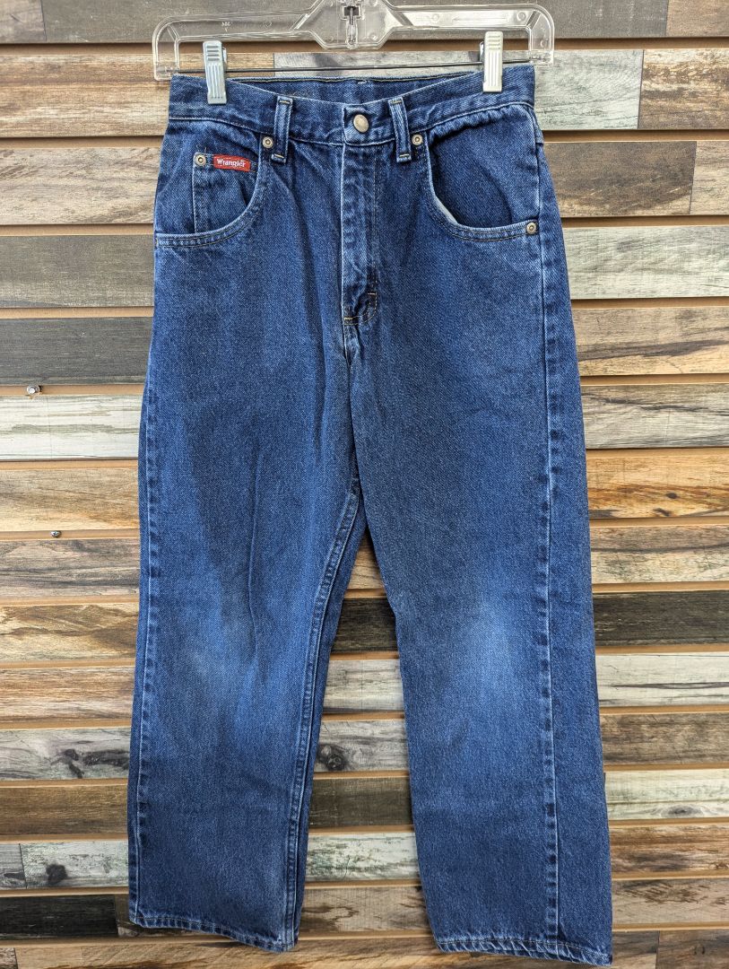 USED Wrangler Youth Western Jeans 14R Denim