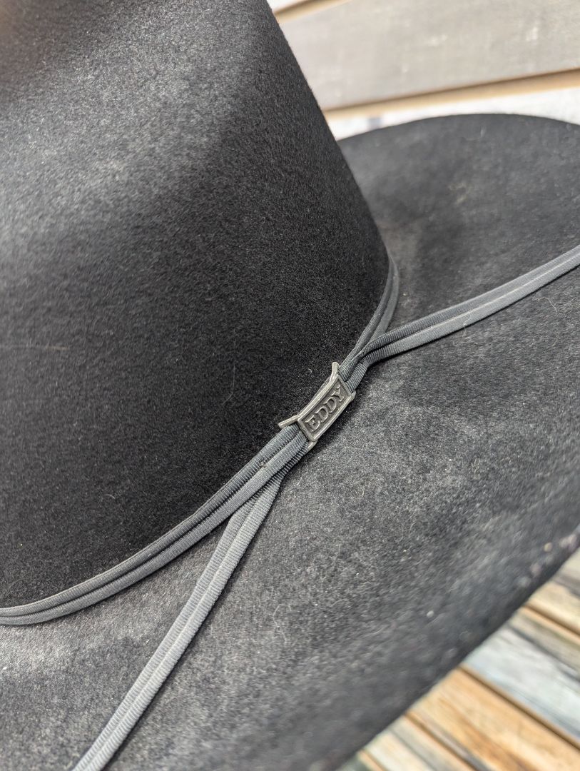 USED Eddys Ladies Western Hat 7 1/4” Black