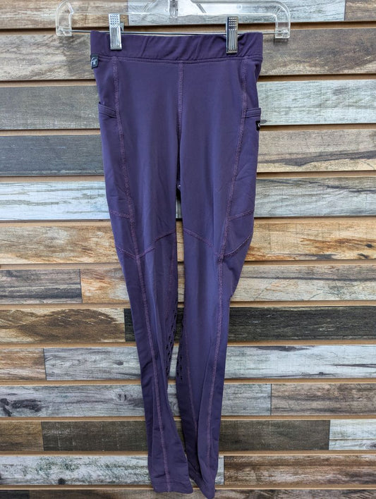 USED Kerrits Purple Youth Breeches Large Purple