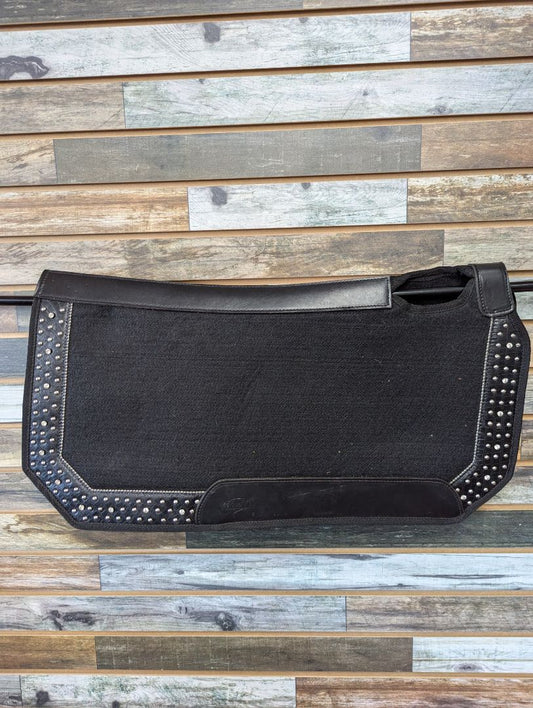 Tough1 Western Saddle Pad Horse Black