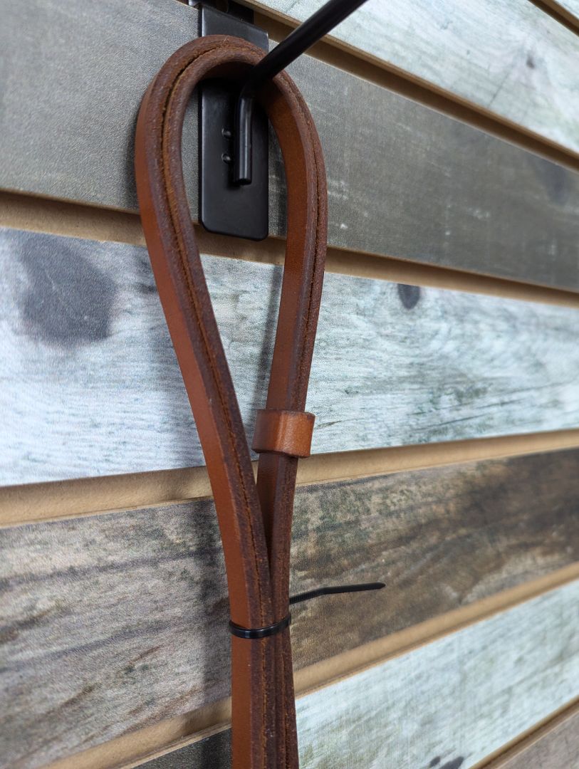 USED  Western Leather Split Reins 82” Medium Oil