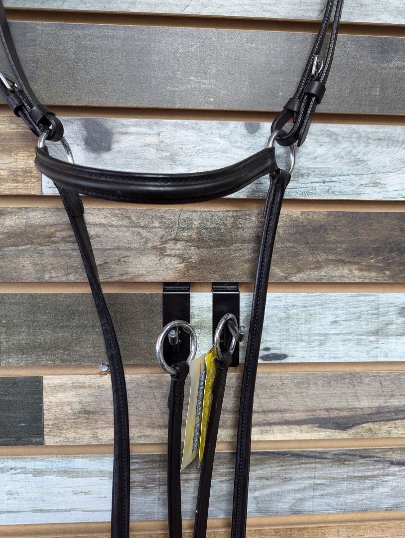 Tough1 Raised Running Breastplate Martingale Cob Black