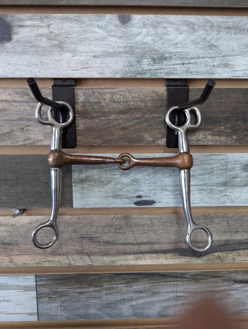 USED Tom Thumb Copper Snaffle Curb 5"