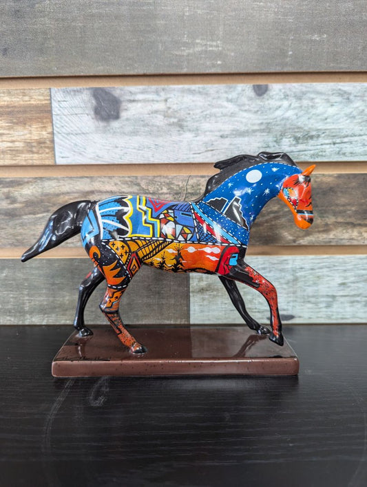 USED Painted Ponies Grandfather Figurine