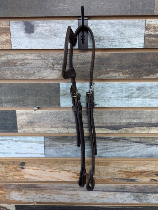 USED  One Eared Headstall Horse Dark Oil