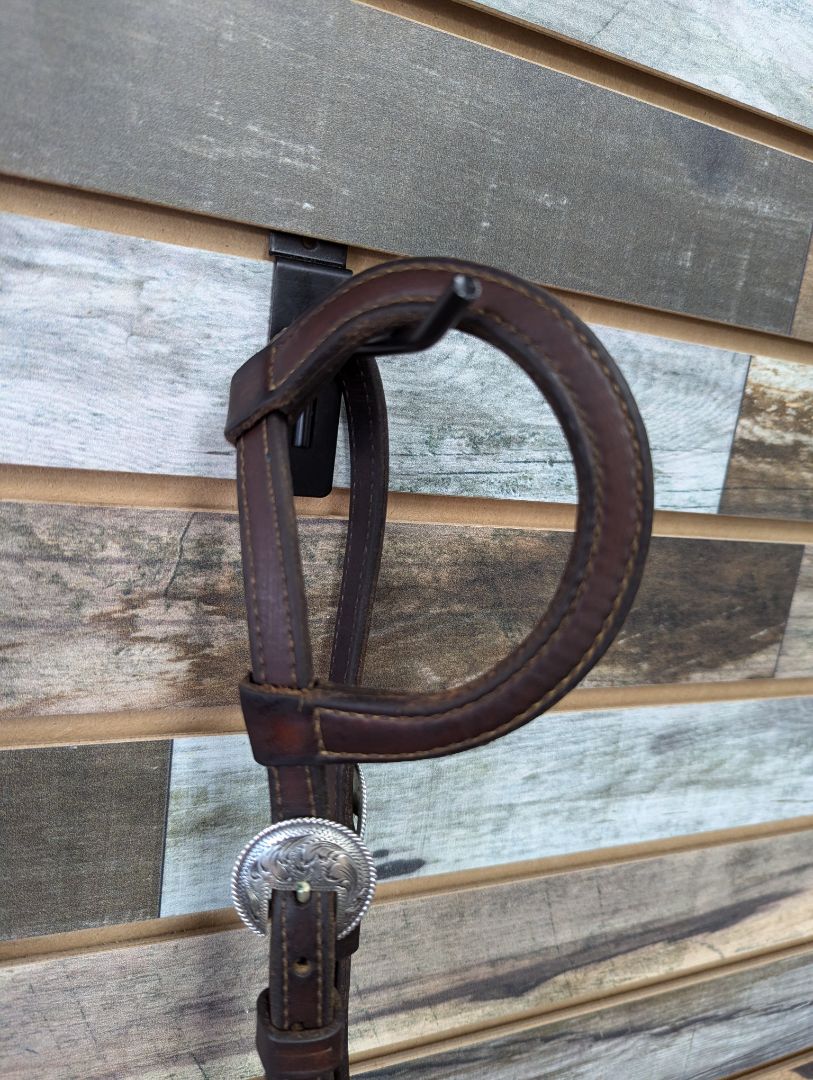 USED  One Eared Headstall Horse Dark Oil