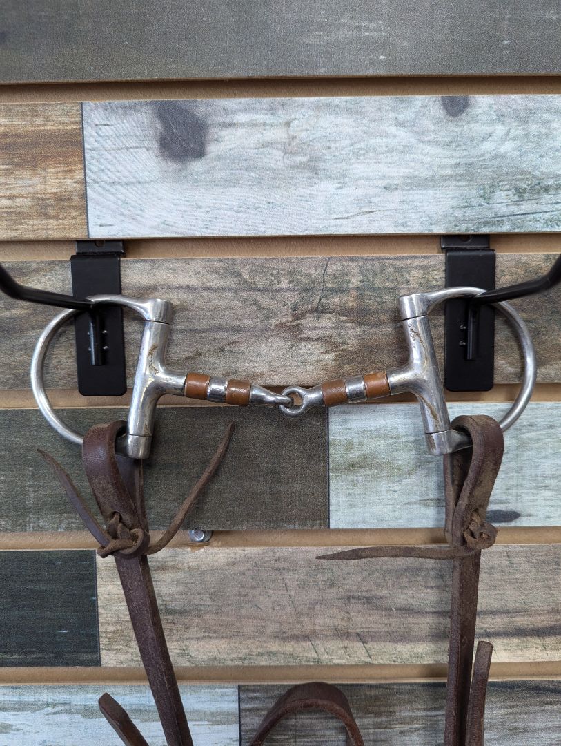 USED  Western Headstall with Bit  Dark Oil