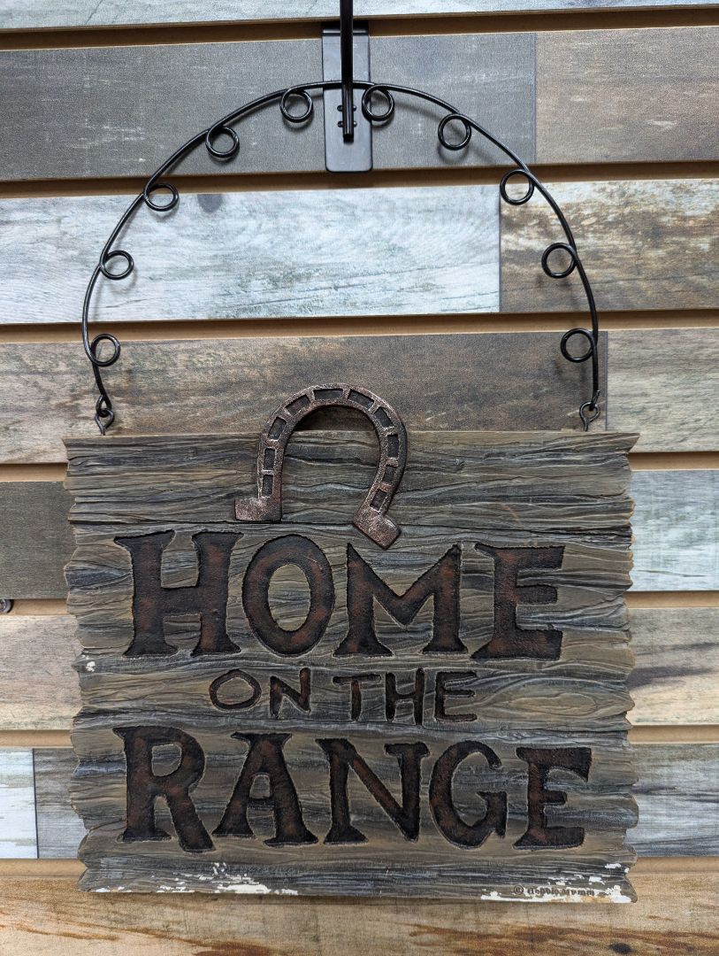 USED  Home On The Range Sign