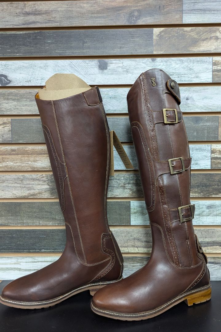 USED Tredstep Ireland Parkland Country Tall Boot 41 Mahogany