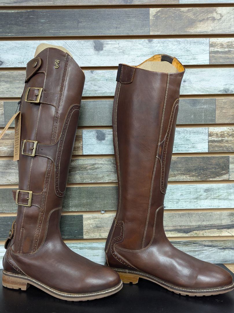 USED Tredstep Ireland Parkland Country Tall Boot 41 Mahogany