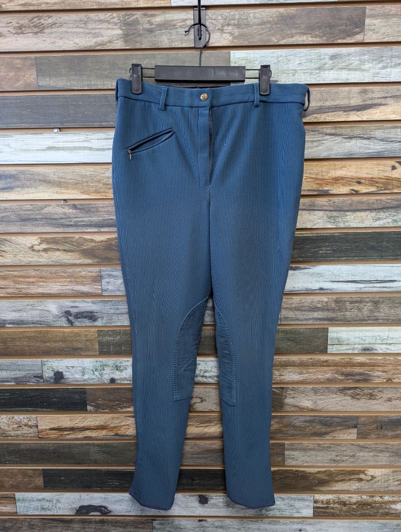 USED Tuffrider English Breeches 32" Blue