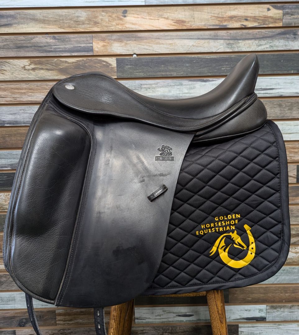 USED Fairfax Dressage Saddle 18" Black