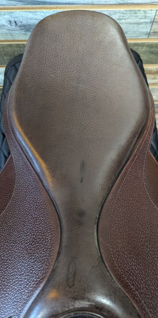 USED Tekna LeTek Plus Close Contact Saddle 17.5” Medium Oil