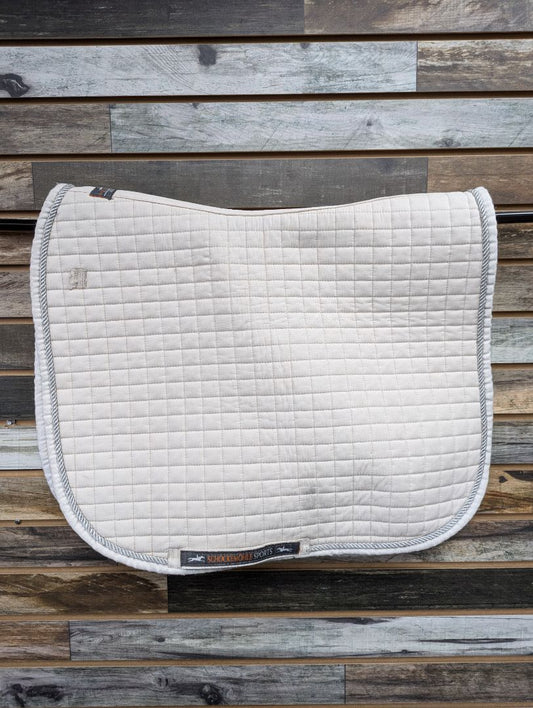 USED Schockemohle Dressage Saddle Pad White