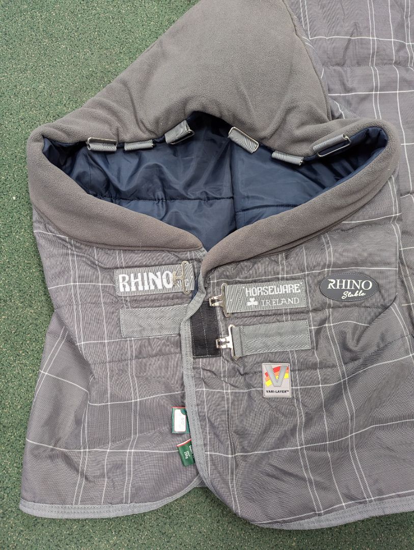 USED Horseware Ireland Rhino Stable 250g Blanket 72” Grey