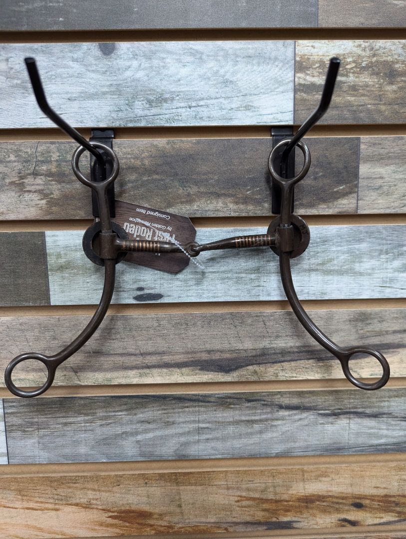 USED  Snaffle with Steer Skull 4.5”