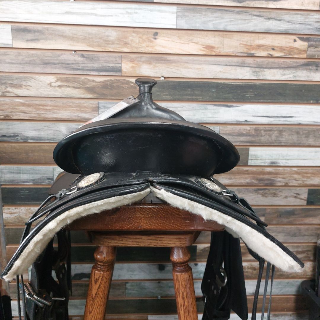 King Series Youth Black Saddle Pleasure Trail 13" Black