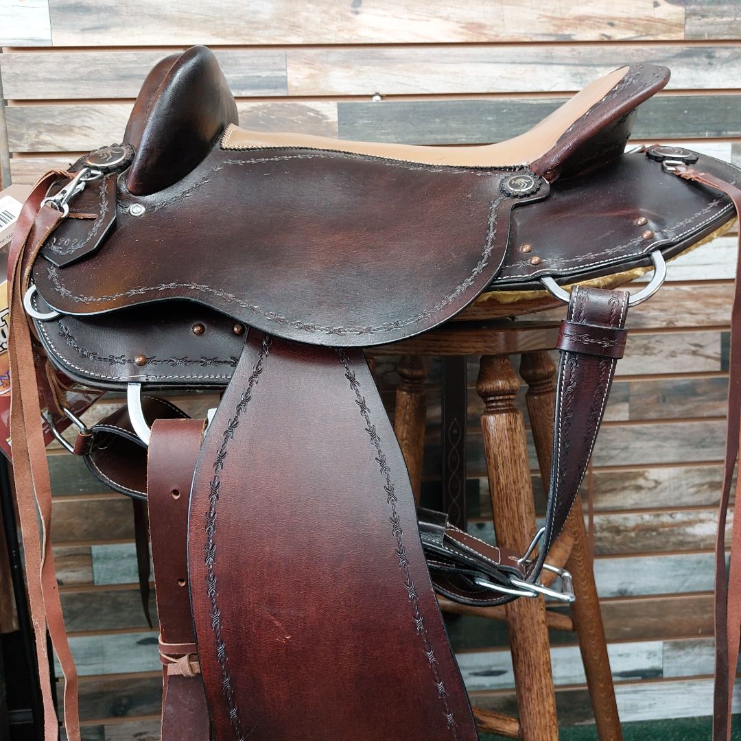 King Series Western Endurance Saddles 17" Brown