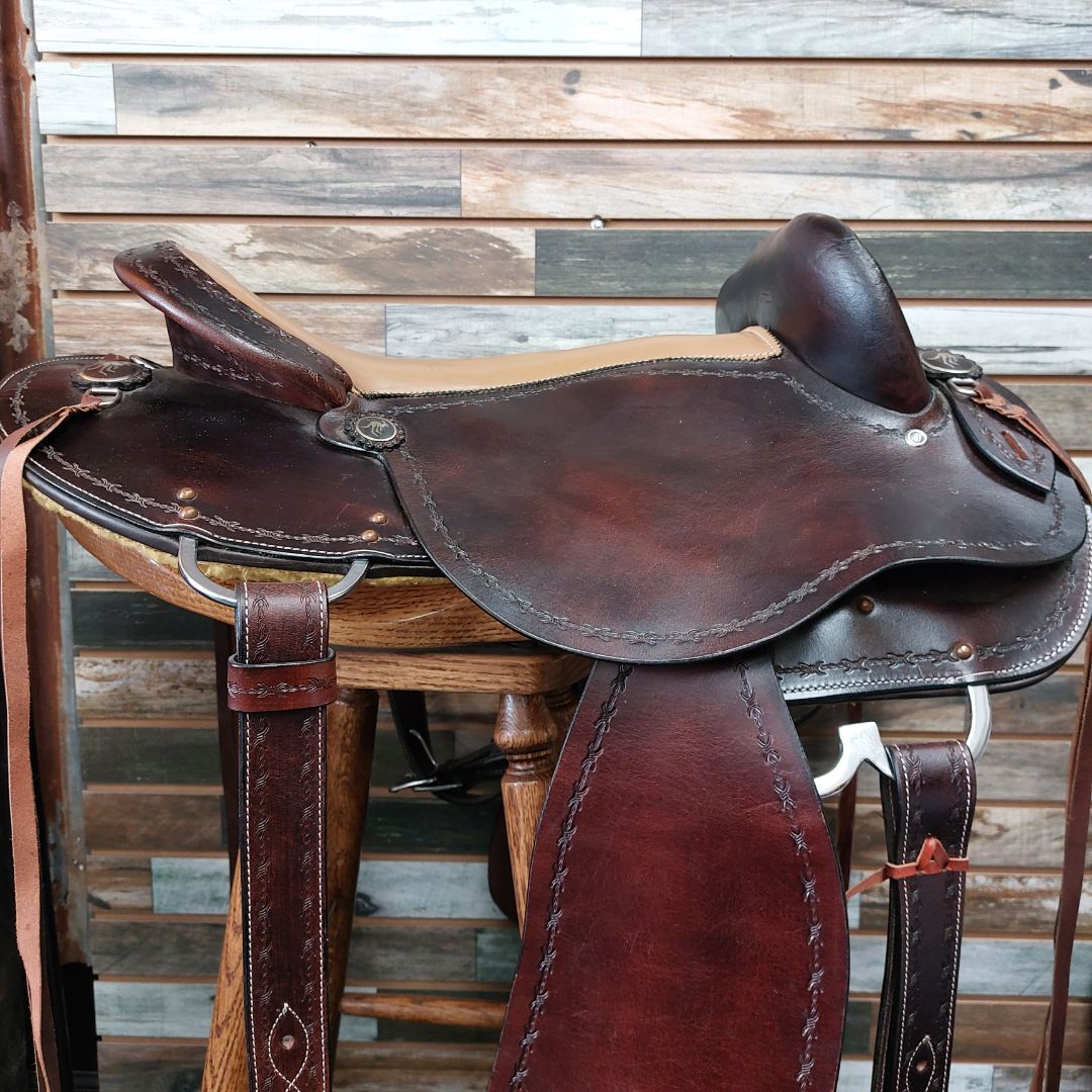 King Series Western Endurance Saddles 17" Brown