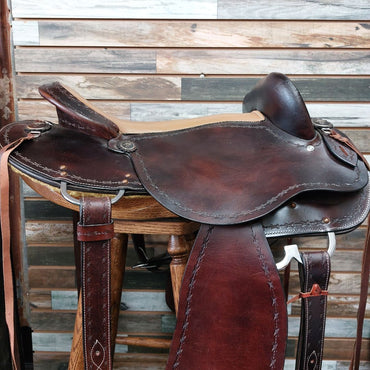 King Series Western Endurance Saddles 17" Brown