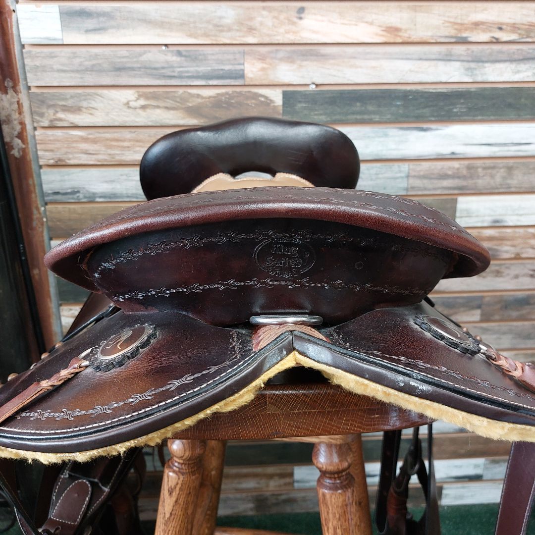 King Series Western Endurance Saddles 17" Brown