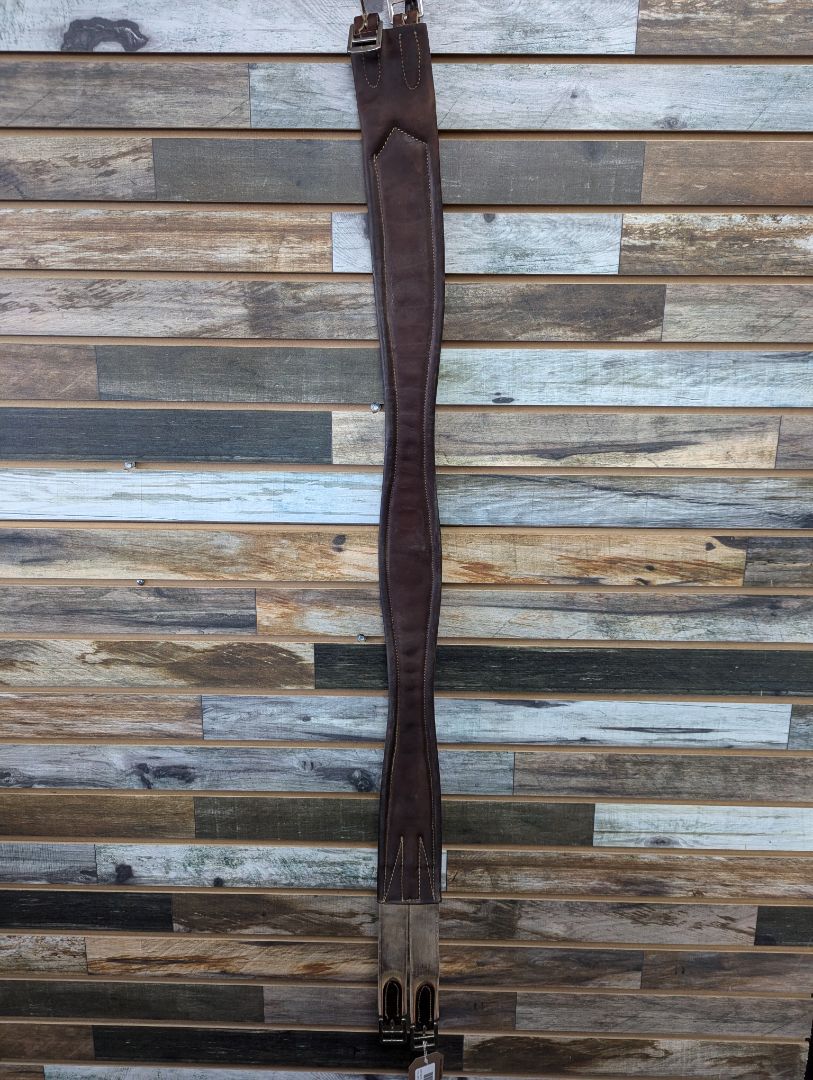 USED  Leather Jump Girth 48” Brown