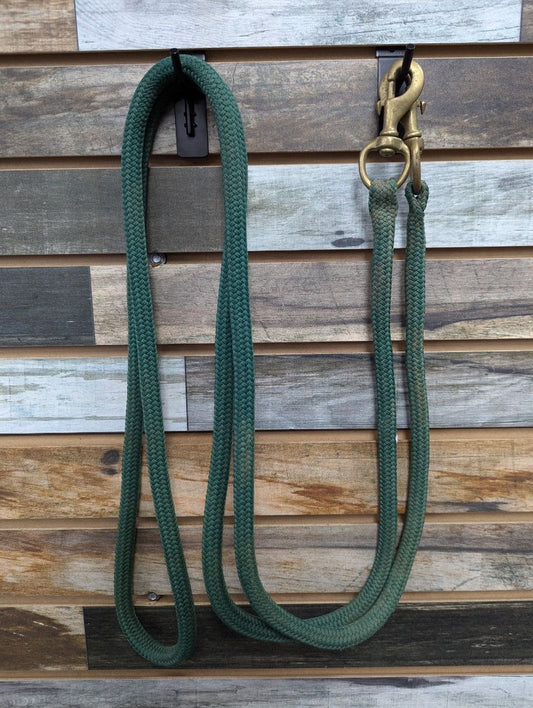 USED  Rope Reins 110” Green