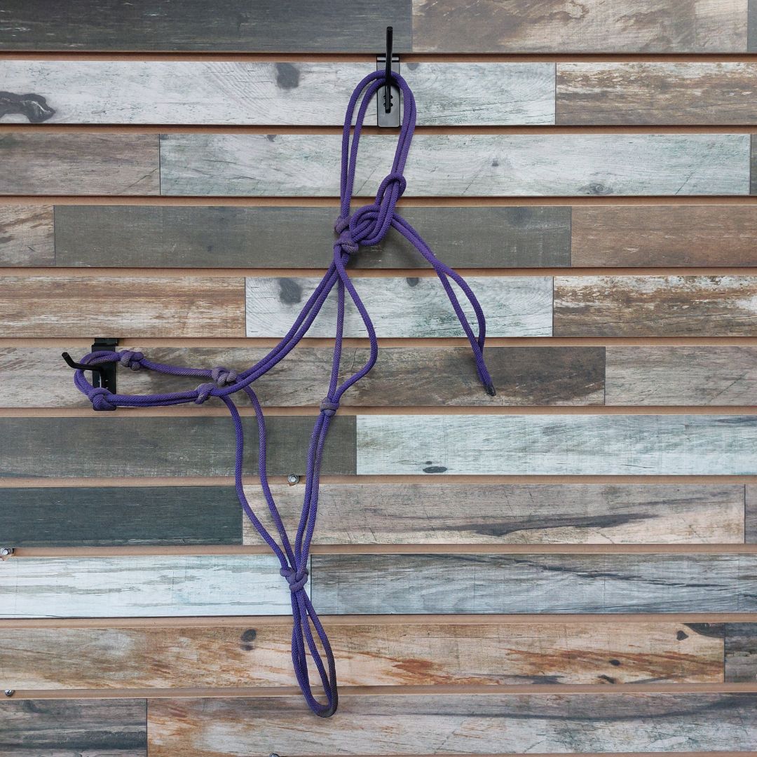 USED  Halter Rope Nylon Horse Purple