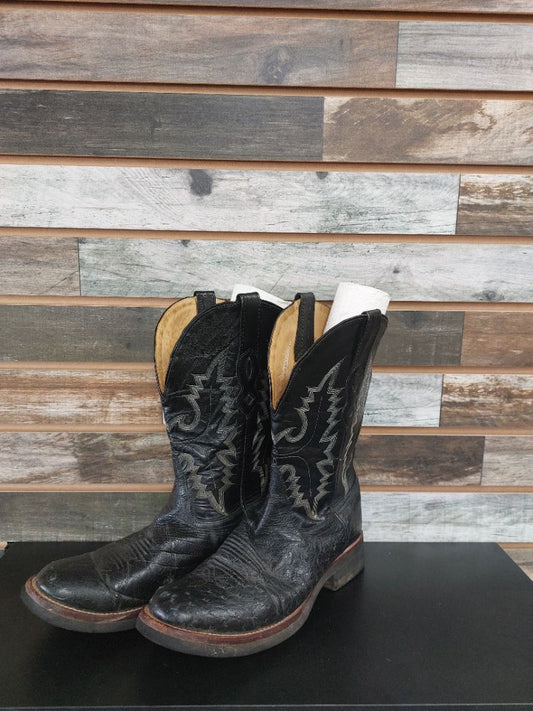 USED Old West Ladies Western Boot 9.5 Black