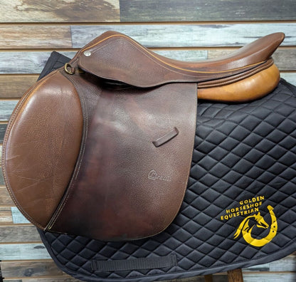 USED Dover Circuit Saddle 18" Chestnut
