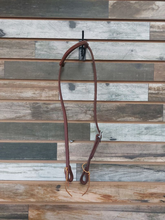 USED Dreamfield Farm & Tack One Ear Headstall Horse Light Oil