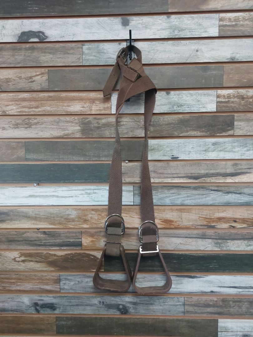 USED  Buddy Stirrups  Brown