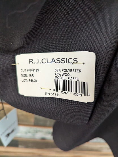 USED RJ Classics Ladies Show Jacket 16R Black
