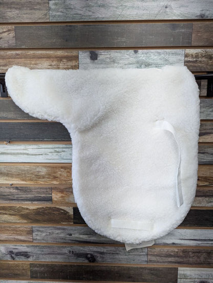 USED Dover Dressage Pad Fleece Full White