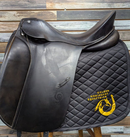 USED W-Germany Profi Exklusiv Dressage Saddle 17" Black