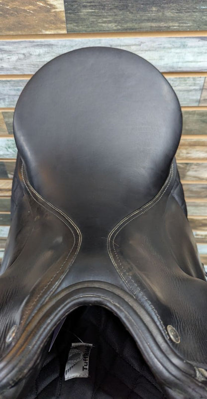 USED W-Germany Profi Exklusiv Dressage Saddle 17" Black